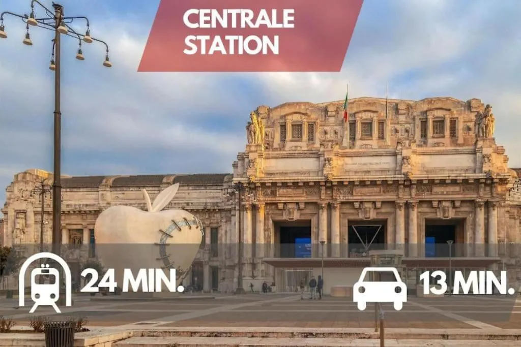 500 M From Corso Sempione, Close To Metro M5 Milano 0*,